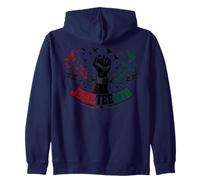 Juneteenth Freedom Day Emancipation Fist Felpa con Cappuccio