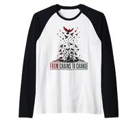 Juneteenth Freedom Day from Chains to Change Maglia con Maniche Raglan