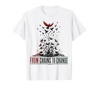Juneteenth Freedom Day from Chains to Change Maglietta