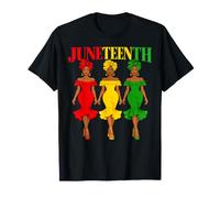 Juneteenth Heritage delle Donne Nere afroamericane Black Pride Maglietta