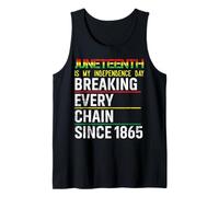 Juneteenth Is My Independence Day 1865 Mamma papà Bambino Ragazza Canotta
