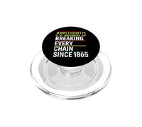 Juneteenth Is My Independence Day 1865 Mamma Papà Bambino Ragazza PopSockets PopGrip per MagSafe