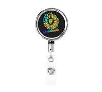 Juneteenth June 19 1865 African American Black Freedom Celebration Porta badge retrattile Reel Clip Porta carte d'identità per infermiere Studente Impiegato