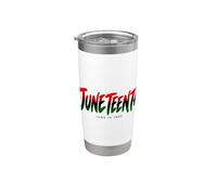 Juneteenth June 19 1865 Freedom Day Bicchiere termico in acciaio inox doppia parete