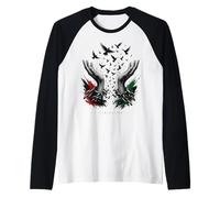 Juneteenth Liberation Freedom Day Design Maglia con Maniche Raglan