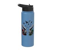 Juneteenth Liberation Freedom Day Design Stainless Steel Insulated Water Bottle