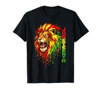 Juneteenth Lion Melanin Pride Freedom Celebration Maglietta