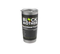 Juneteenth Mother Black Valori nutrizionali Donne Ragazza Magia Bicchiere termico in acciaio inox doppia parete