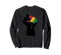 Juneteenth Pugno di Potere Nero Juneteenth Felpa