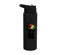Juneteenth Pugno di potere nero Juneteenth Stainless Steel Insulated Water Bottle