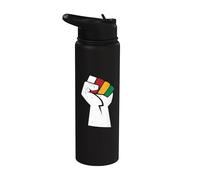 Juneteenth Pugno di potere nero Juneteenth Stainless Steel Insulated Water Bottle