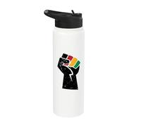 Juneteenth Pugno di potere nero Juneteenth Stainless Steel Insulated Water Bottle