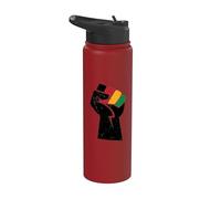 Juneteenth Pugno di potere nero Juneteenth Stainless Steel Insulated Water Bottle