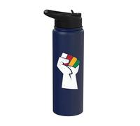 Juneteenth Pugno di potere nero Juneteenth Stainless Steel Insulated Water Bottle