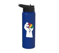 Juneteenth Pugno di potere nero Juneteenth Stainless Steel Insulated Water Bottle