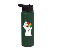 Juneteenth Pugno di potere nero Juneteenth Stainless Steel Insulated Water Bottle