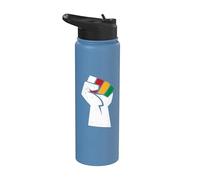 Juneteenth Pugno di potere nero Juneteenth Stainless Steel Insulated Water Bottle
