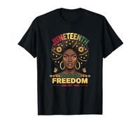 Juneteenth Radicato nella libertà Giugno 1865 Black History Women's Maglietta