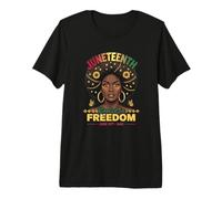 Juneteenth Radicato nella libertà Giugno 1865 Black History Women's Maglietta Premium