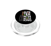 Juneteenth Re Nero Melanin Padre Papà Uomini Figlio Bruh Da Boy PopSockets PopGrip per MagSafe