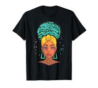 Juneteenth Regina Nera Belle Donne Melanina Regina Donna Maglietta