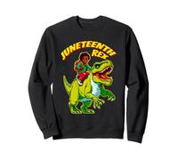 Juneteenth Rex Felice Kid Equitazione Un T-Rex Dinosauro 1865 Texas Felpa