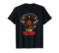 Juneteenth She Whispered I Am The Storm Womens Black History Maglietta