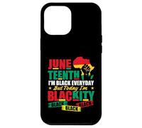 Juneteenth Sono nero tutti i giorni ma oggi sono Blackity Custodia per iPhone 12 Pro Max