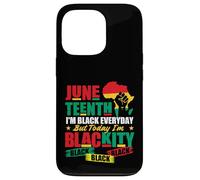 Juneteenth Sono nero tutti i giorni ma oggi sono Blackity Custodia per iPhone 13 Pro