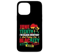 Juneteenth Sono nero tutti i giorni ma oggi sono Blackity Custodia per iPhone 13 Pro Max