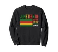 Juneteenth Storia Cultura Eccellenza Mese della storia nera Felpa