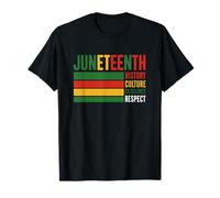 Juneteenth Storia Cultura Eccellenza Mese della storia nera Maglietta
