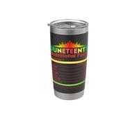 Juneteenth Valori nutrizionali per uomini, donne e bambini neri Bicchiere termico in acciaio inox doppia parete