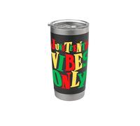 Juneteenth Vibes Melanina Ragazza Nera Magia Uomini Donne Ragazza Ragazzo Bicchiere termico in acciaio inox doppia parete