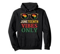 Juneteenth Vibes Only Africa Leopard Black History Giugno 19 Felpa con Cappuccio