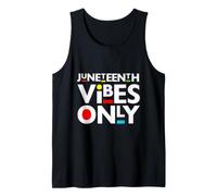 Juneteenth Vibes Solo Orgoglio afroamericano 19 Giugno Canotta