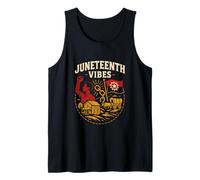 Juneteenth Vibes Womens Afro-American Black History Canotta