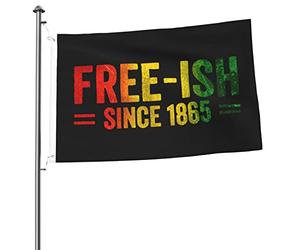 Juneteenth Vintage African American 1865 Bandiera Verticale Bandiera Con 2 Occhielli Bandiere Giardino Resistente Alle Intemperie Per Festa Celebrazioni Attività 3X5 Ft