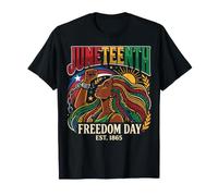 Juneteenth Women Black History Freedom 1865 June 19th Maglietta