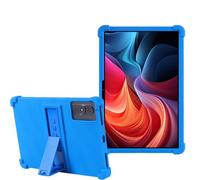 Junfire Custodia in silicone per Blackview Tab 90 WiFi/Laptok MJYA7L-BK 2025/Hcjip Android 15/Android 14 Tablet 11 Pollici Custodia Antiurto Robusta con Kickstand - Blu