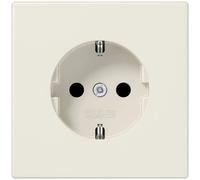 Jung LS1520N 1 parte Frutto Presa schuko Bianco