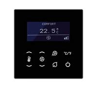 JUNG 1 termostato nero (nero)