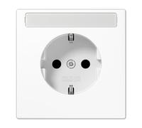 Jung 1520 NA WW accessorio di alimentazione Schuko presa 16 A 250 V con campo di scrittura 9 x 58 mm Serie LS bianco alpino