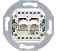Jung 2 vie Frutto Presa di rete Bianco UAE8-8UPO 1 pz.