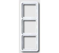 Jung 3 scomparti Telaio di copertura Coperchio Bianco crema CD583W 1 pz.
