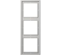 Jung 3 scomparti Telaio di copertura Coperchio Grigio LS983LG 1 pz.