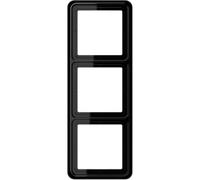 Jung 3 scomparti Telaio di copertura Coperchio Nero CD583SW 1 pz.