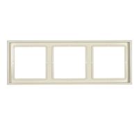 Jung 3 scomparti Telaio di copertura LS 990 Bianco crema LS983W 1 pz.