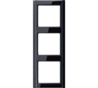 Jung 3 scomparti Telaio di copertura Nero A583SW 1 pz.