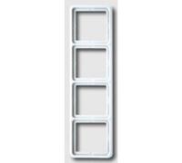 Jung 4 vie Telaio di copertura Coperchio Bianco alpino CD584WW 1 pz.